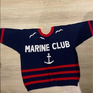 Vintage marine club sweater
